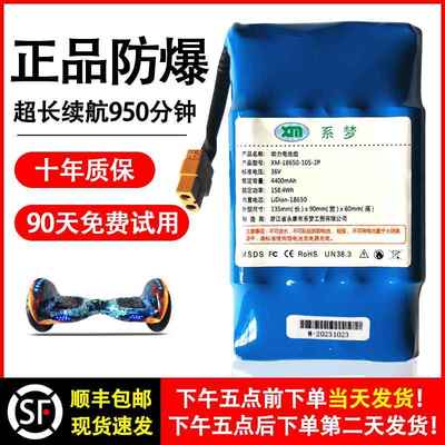 系梦平衡车通用电池36V4400mAH原装专用42V扭扭车锂电池组阿尔朗