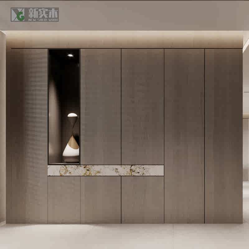 重庆实木整装全屋定制家具现代极简北欧侘寂橱柜衣柜空间设计规划