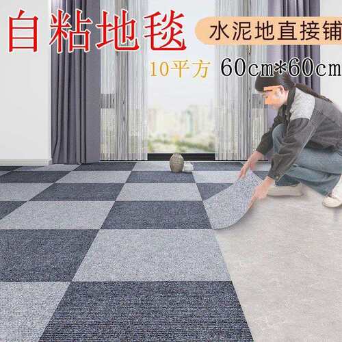 办公室地毯商用拼接大面积铺客厅卧室满铺方块隔音水泥地直接