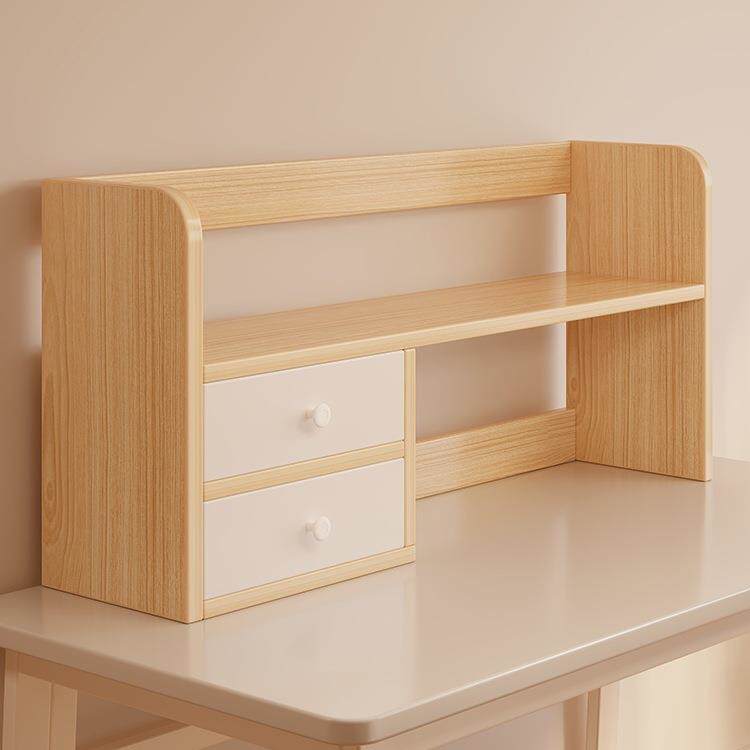 书架桌面置物架学生家用书桌上多层收纳卧室架子简易小型办公书柜