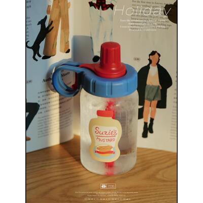 JOJO器屋 comika玻璃水杯吸管杯咖啡女生夏天高颜值便携随行杯子