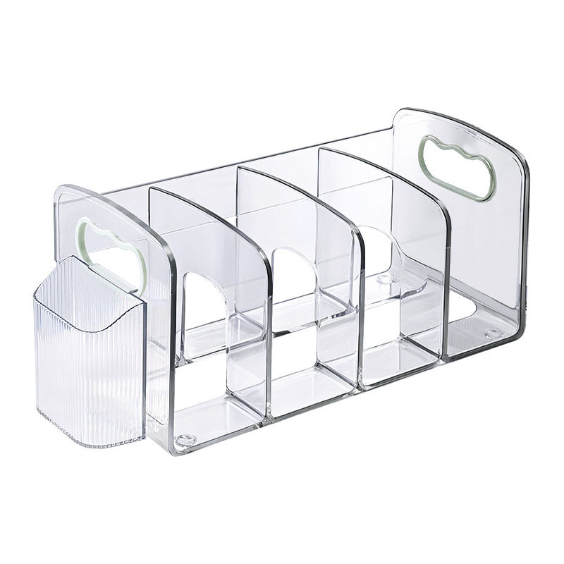 化妆品眼影盘收纳整理盒桌面彩妆腮红粉饼置物架子立式抽屉分隔格