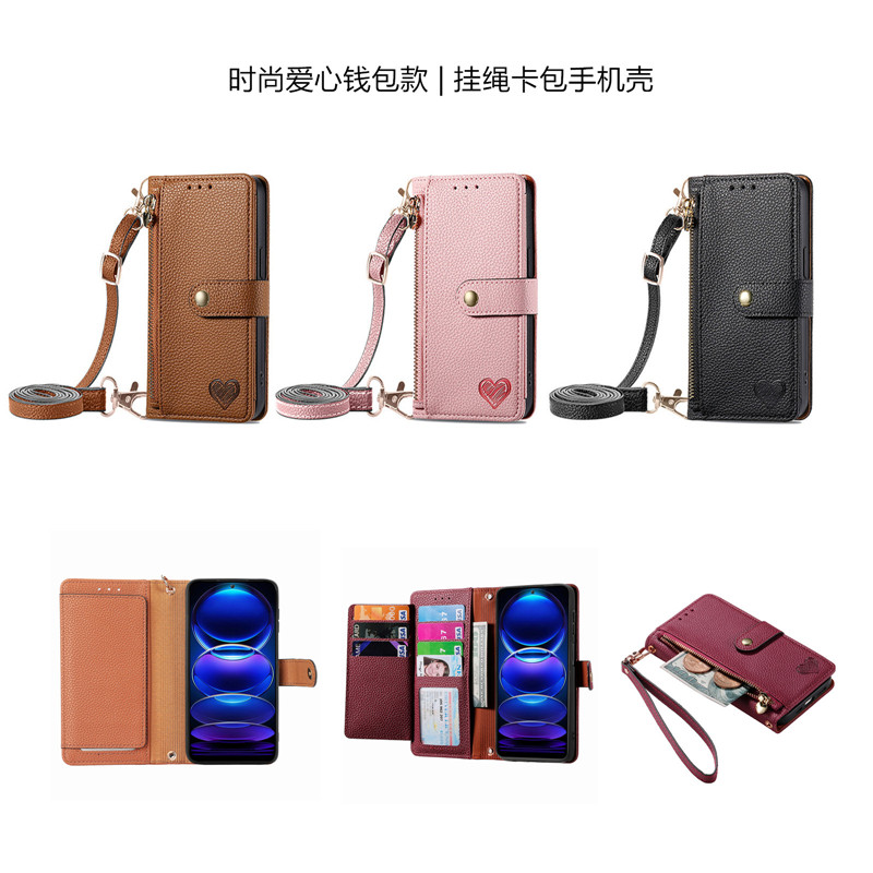 适用于适用redmi note12 pro cover红米 note12翻盖5G手机壳插卡