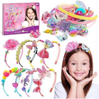 Girls Hair Accessories,Headband Making Kit,Toys Gifts for Gi