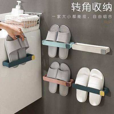 shoe rack stand shelf hook slippers storage wall hanger rack