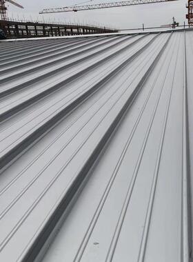 65500型保温锁边铝属镁锰TJG屋面板隔热合金瓦金瓦铝合金隔热-保