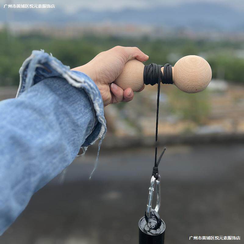 。实木 小臂前臂力量训练器 负重千斤卷 手臂锻炼锤式卷腕器 儿童