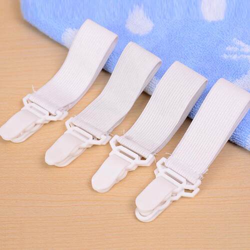 Bed sheet fasteners, bed sheet clips, bed sheet holders, bed