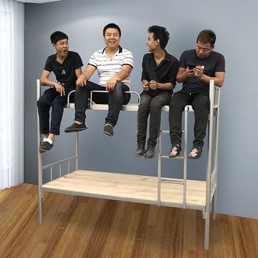 上下铺铁架床宿上下双层铁舍艺高床低GYW母架子床铁床员工学生床