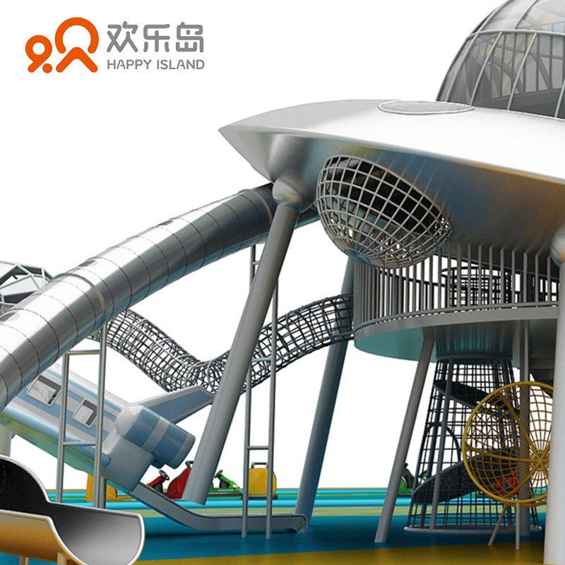 无动力游乐设备厂家无动力乐园规划成品儿童组合滑梯二次深化设计