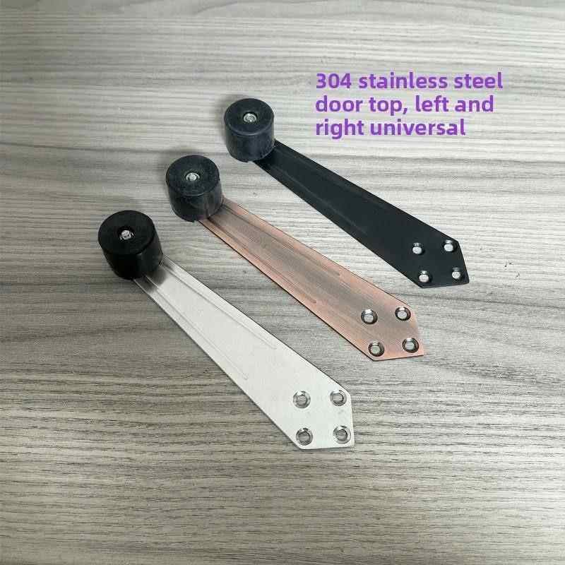 304不锈钢门顶门阻器门阻防撞缓冲橡胶门阻限位器浴室酒店门
