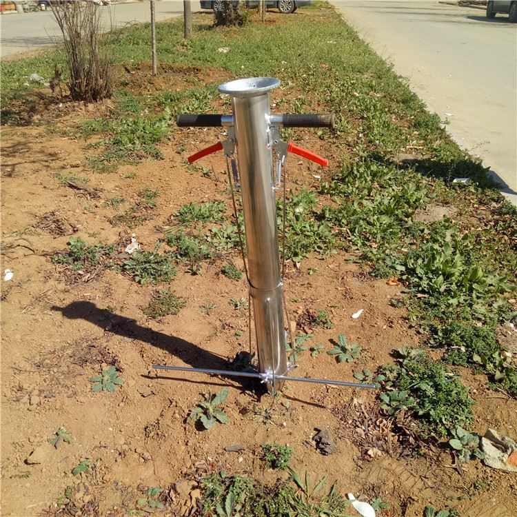 大棚蔬菜移栽器 不锈钢三开口定植移栽器 蔬菜栽苗器