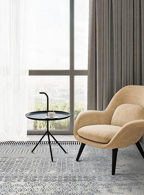 海马地毯时尚现代田园风客简约书房室餐厅HA0001厅茶几羊毛舒卧适