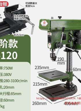 【3349人收藏】殊尚台钻工业级钻床家用16MM20MM小型多功能钻
