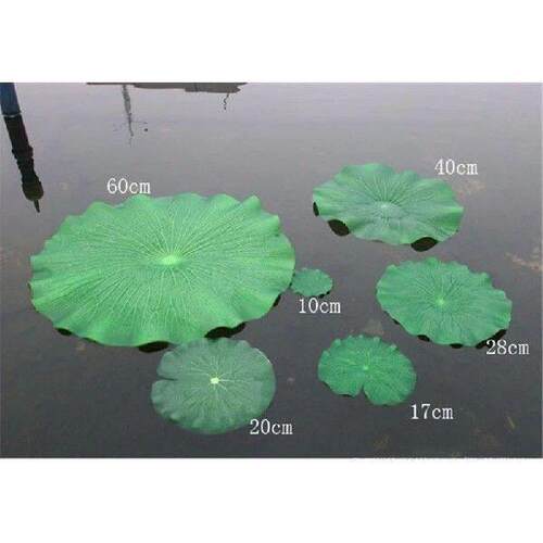 1/5Pcs Artificial EVA Lotus Leaf Floating Pool Aquarium