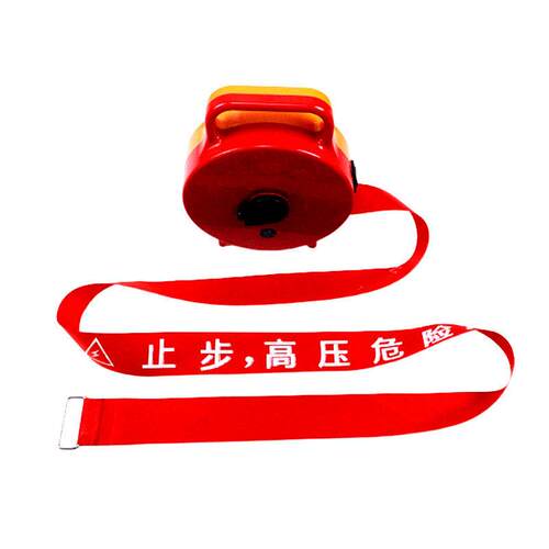 警示带 警戒带隔离线帆布伸缩30/50/100米反光施工防护隔离带定制