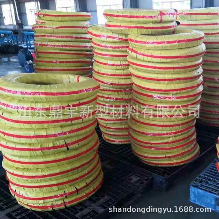 厂家2.5寸夹线胶管 帘子布缠绕输水高压耐热耐油耐酸碱空压橡胶管
