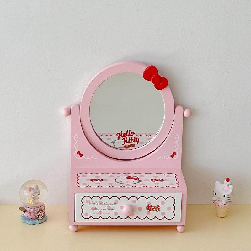 可爱日系凯蒂猫学生家用首饰盒创意高颜值儿童女孩书桌文具收纳盒,家庭/个人清洁工具,柜镜/梳妆镜,淘宝优惠券,粉丝福利购,淘宝优惠卷