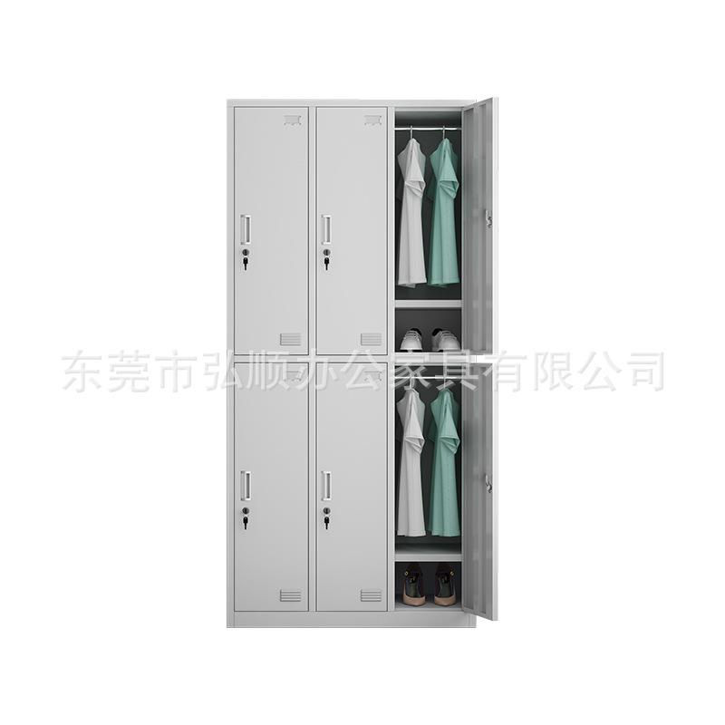 铁皮柜3门衣柜工衣柜员工三门更衣柜钢制两门更衣柜员工柜带锁