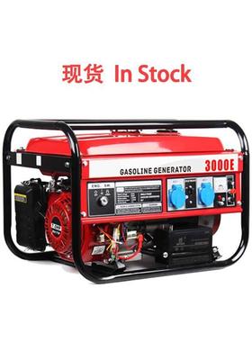 3kw5kw家用汽油发电机单相三相电启动小型发电机组gener户外