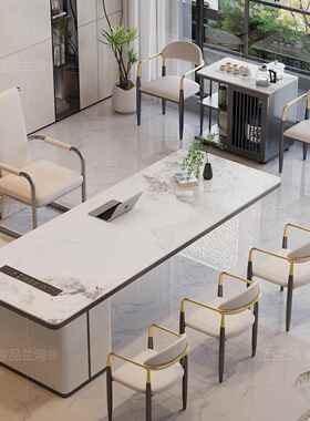 202DXD5嵌新款高端板茶桌烧岩水壶一体入式办公室茶具整一套岛台