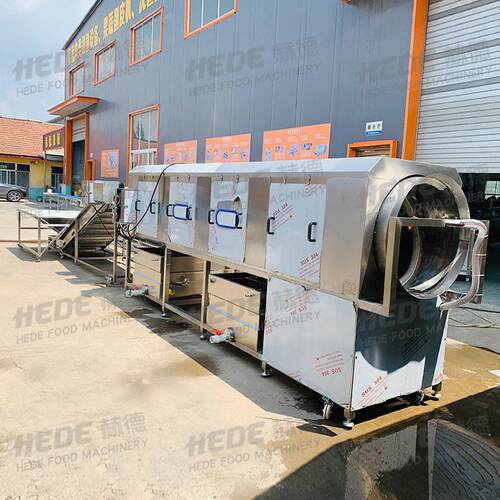 滚筒式洗机器 商用葛根田七洗机 不锈钢水循环材清洗机