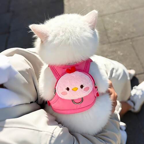 猫咪牵引绳防挣脱外出专用工字型背心式可伸缩不勒脖防丢胸抱婴袋