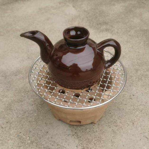 老式酒燎子烫酒复古暖酒壶黄酒壶分酒器木炭火围炉煮酒温酒壶