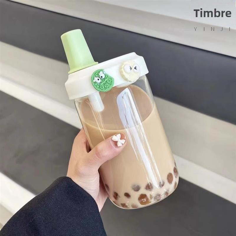 采购产品吸管杯，奶茶杯，可回收咖啡冷冲饮料杯，办公室厚吸管饮