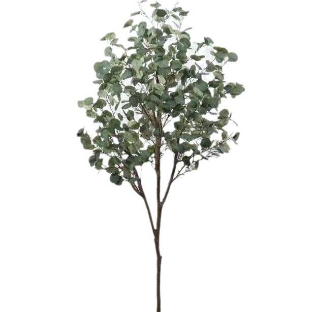 仿真绿植盆栽北欧ins风尤加利大型植物金钱叶摆件仿真树