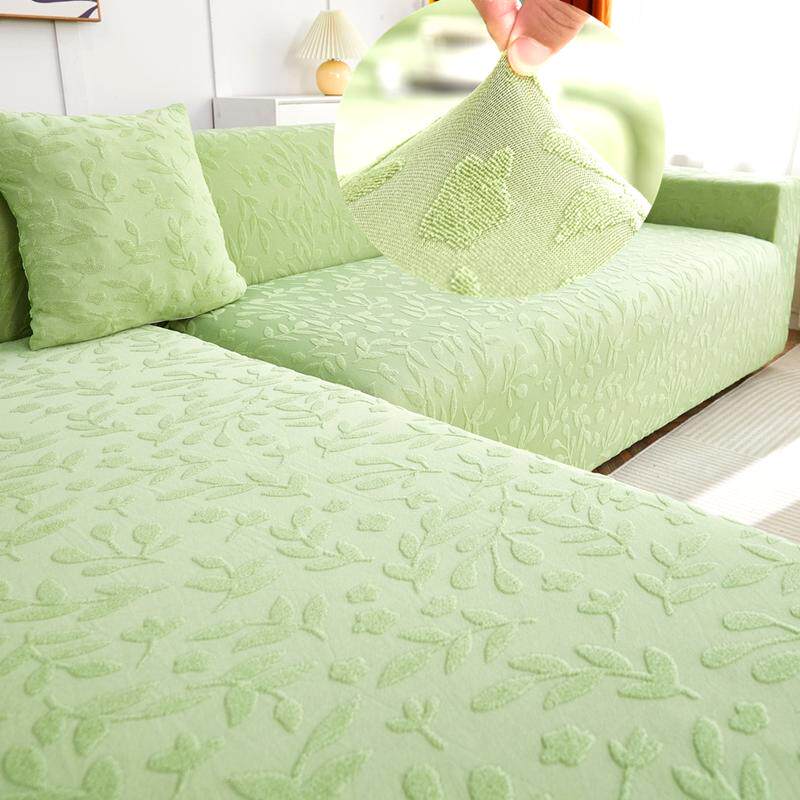 2025加厚弹力万能沙发套罩全包一体式垫四季皮梳化笠绿色盖布贵妃