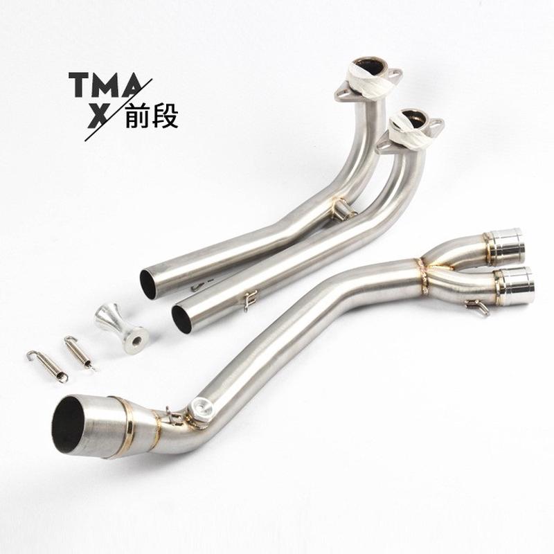新款适用于摩托踏板车TMAX500前段改装TMAX530排气管08091011-16