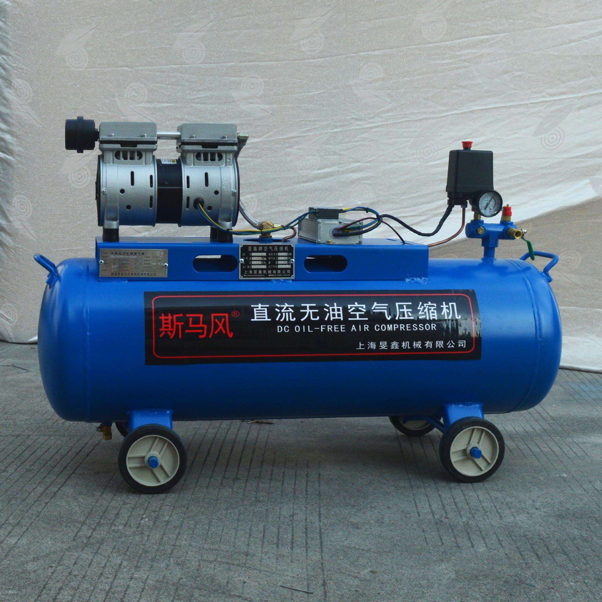 斯马风永磁直流压缩机气泵 0.75KW 1.1KW无油车载直流空气压缩机