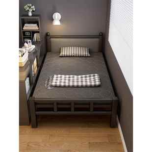 一米单人床1米宽新型单人床折叠床家用简易午休小床便携一米成人