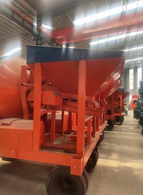 JZM500/7501000固定斗搅拌机全自动螺旋上料混凝土大型滚筒搅拌机