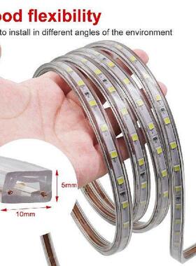 SMD 5050 LED Strip Flexible Light AC220V 110V 60leds/m