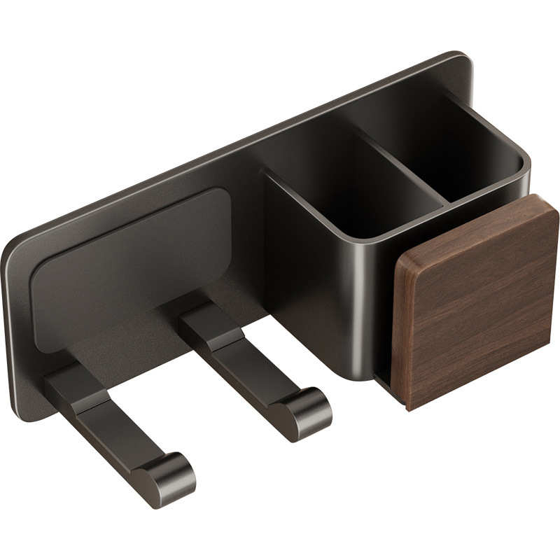 吹风机置物架免打孔家用壁挂卫生间厕所风筒放置支架电吹风机挂架