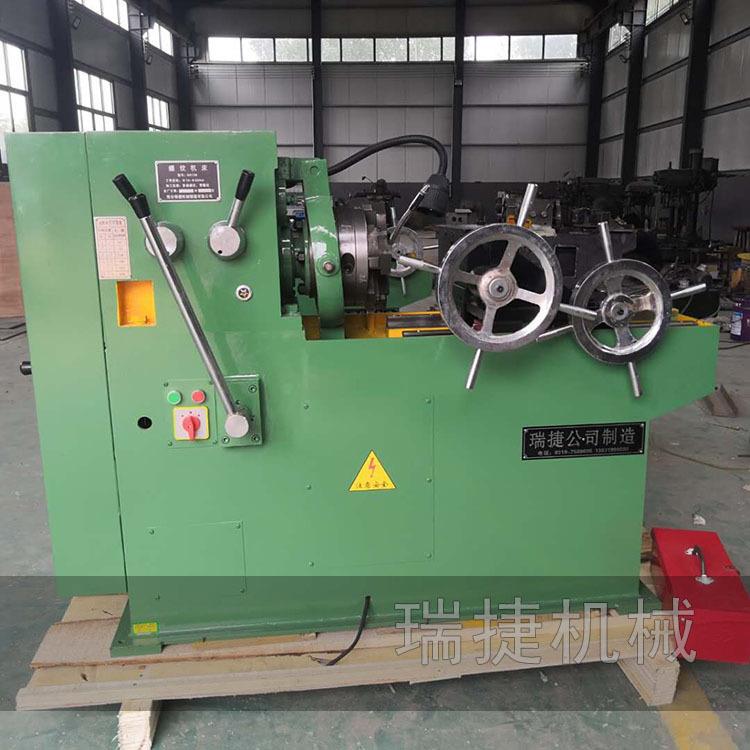 8139型电动套丝机多功能圆钢螺栓车牙机自动钢管套扣机厂家现货