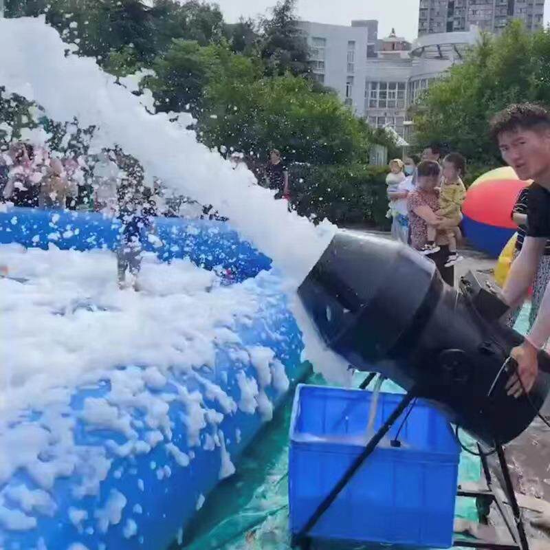 游乐场大型自动水上乐园机舞台泳池喷射派对泡沫摇头泡泡机幼儿园