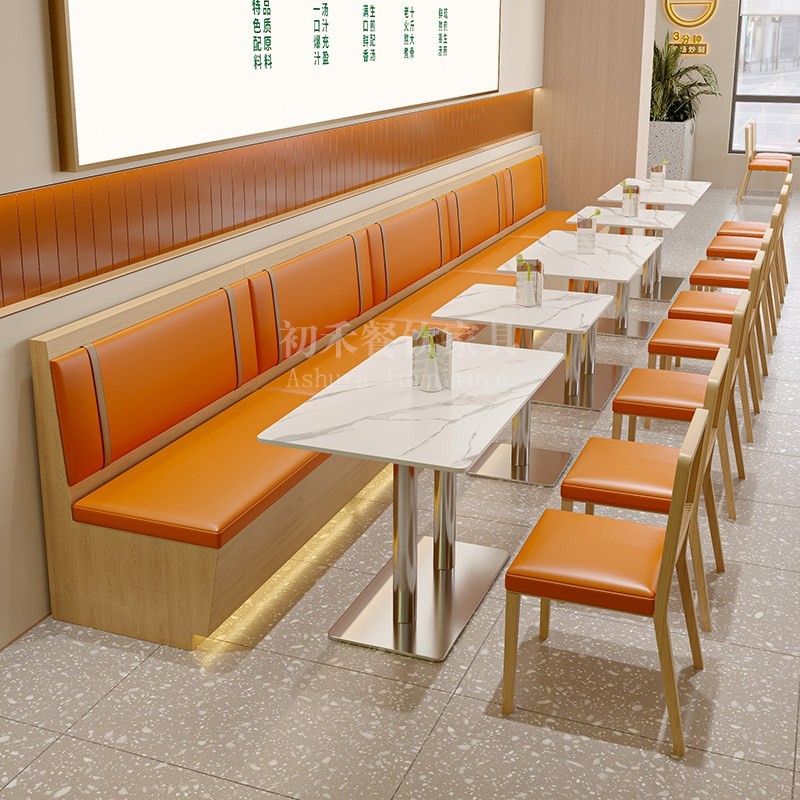 定制食堂餐厅卡座烧烤火锅快餐小吃汉堡日料店粉面龙虾馆沙发桌椅