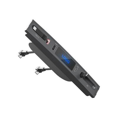适用于特斯拉model3/Y专用中控台拓展坞智能充电器伸缩双用快充头