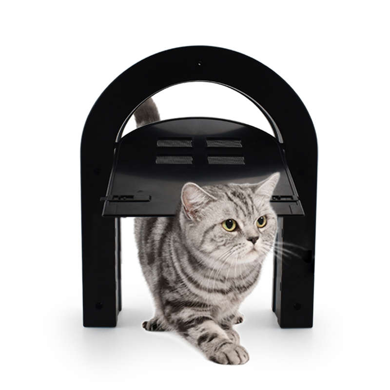 宠物用品宠物纱窗门狗猫咪拱形门洞防蚊 狗门猫门宠物门自由出入