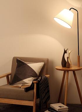 北风ins橡木MSD-001欧客厅简约胶现代卧室立式地物灯创意茶几木质