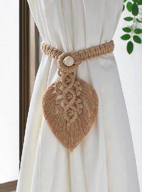 2 Pack Boho Curtain Tiebacks, Curtain Holdbacks With