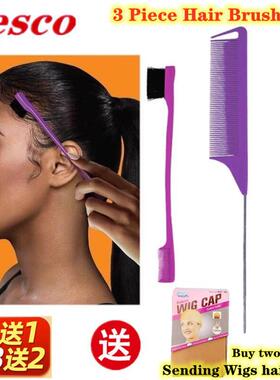 1Pc Beauty Double Sided Edge Control Hair Comb Hair Styling