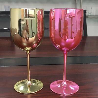 1pcs Wine Patry Champagne Coupes Colored Cocktail Glass Cham