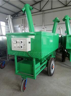 养殖场电动喂料机 养殖场阶梯式送料设备 鸡舍鸡笼养自动喂食车