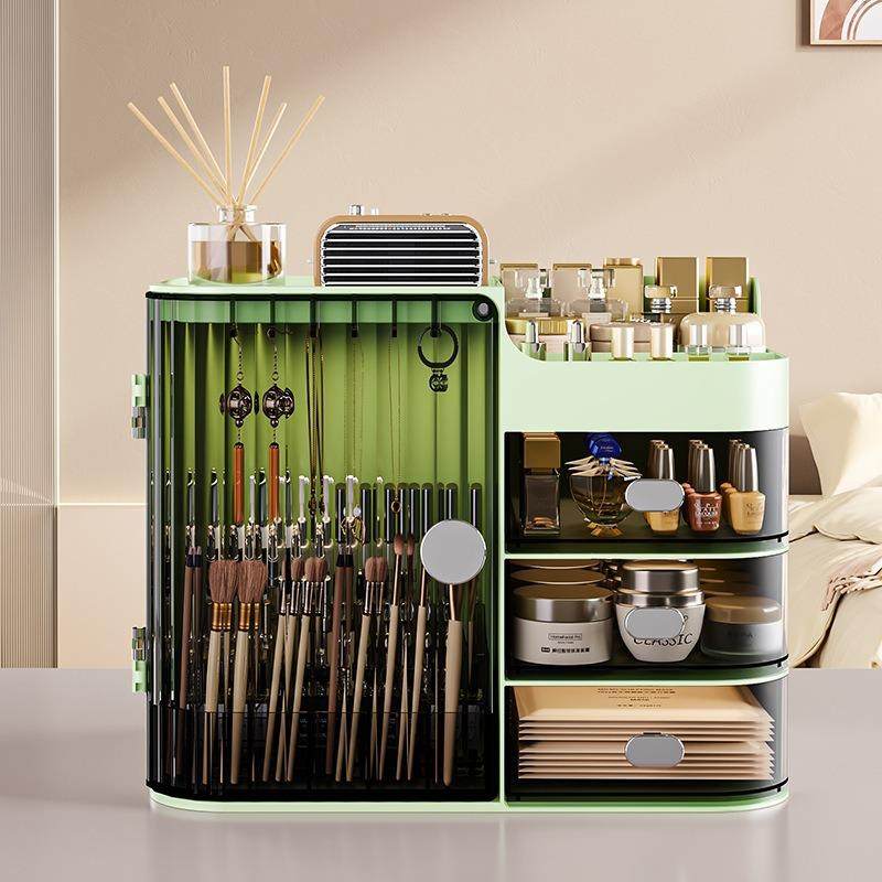 化妆品收纳盒抽屉式桌面收纳柜梳妆台杂物收纳盒口红面膜储物盒子,收纳整理,化妆刷收纳盒/桶,淘宝优惠券,粉丝福利购,淘宝优惠卷