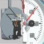 德国Fischer 化学弹簧管压力计MA13