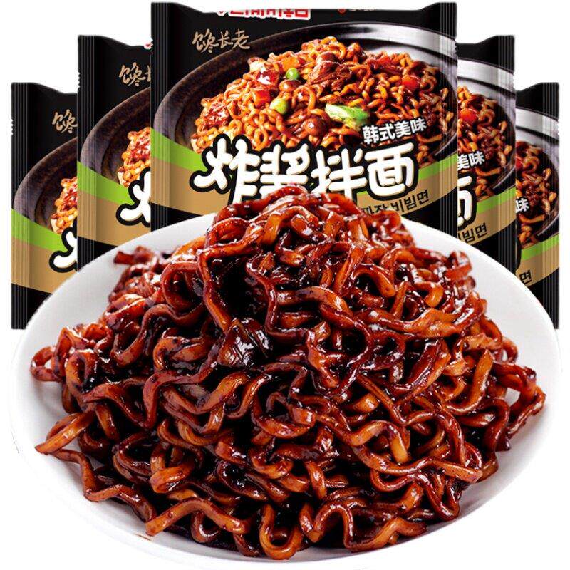 炸酱面韩式一整箱30袋成箱即食网红方便面速食杂酱拉面条泡干拌面